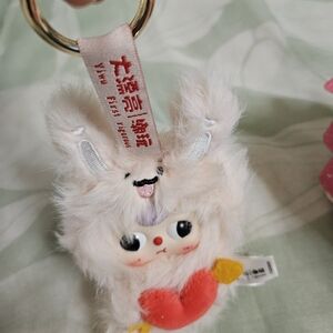 Baby Three Cupid Vinyl Plush - Pink Bunny